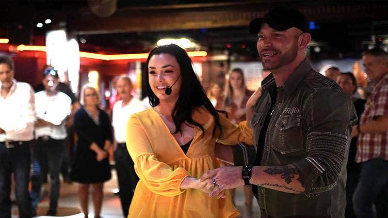 You can hire dancers to teach live classes