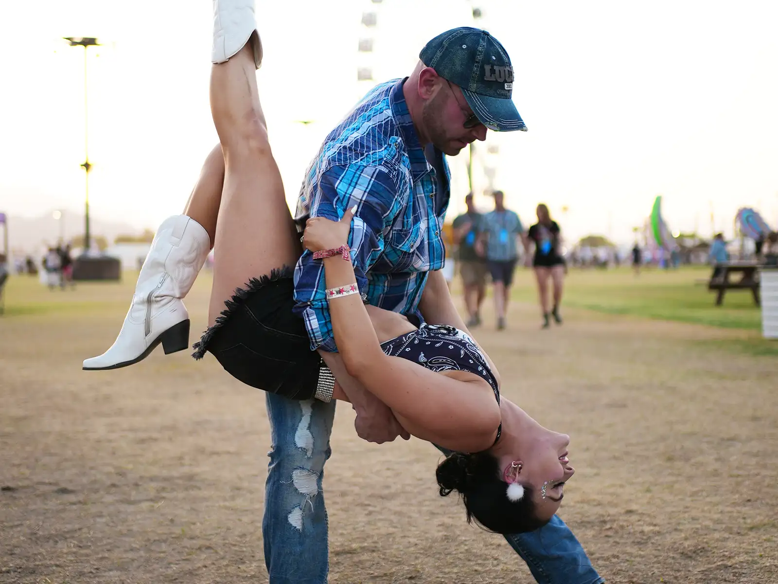 Anthony and Rose performing "The Princess Dip" in Country Swing Dance